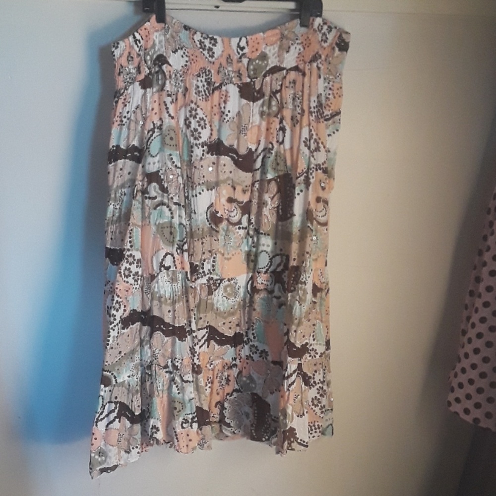 Cato crinkle maxi skirt/dress B1G1 =or <